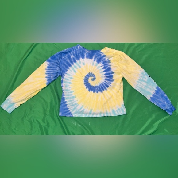 Polo by Ralph Lauren Kids Tie-Dye Shirt - Blue and Yellow size 16 - Picture 3 of 7